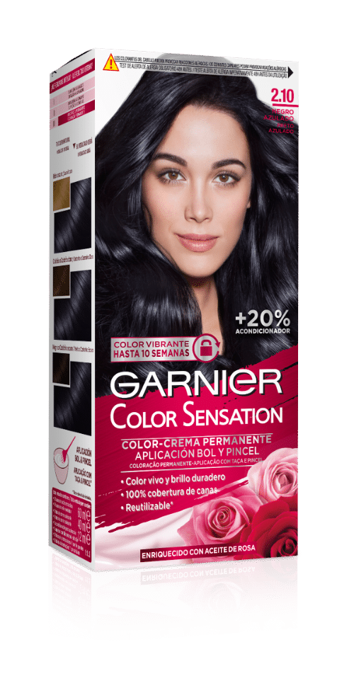 Inmunidad tomar el pelo Concurso Color Sensation Tinte Negro Azulado 2.10 reutilizable | Garnier