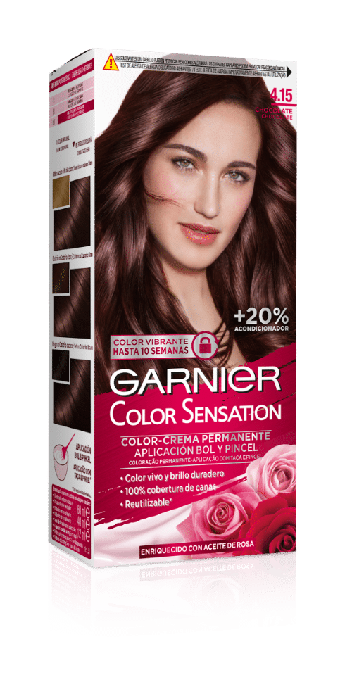 Melbourne Preguntar lección Color Sensation Tinte Chocolate 4.15 reutilizable | Garnier