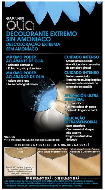 Olia Decolorante Extremo Permanente Y Sin Amon aco D Garnier olia-decolorante-extremo-permanente-y-sin-amon-aco-d-garnier