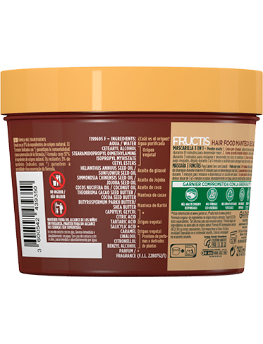 hair food cacao trasera