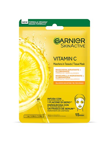 tissue mask vitamina c delantera