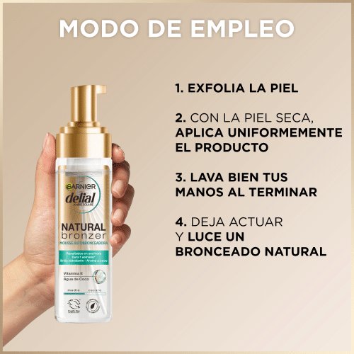 Mousse autobronceadora Delial