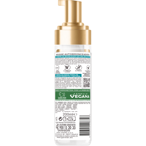 Mousse autobronceadora Delial