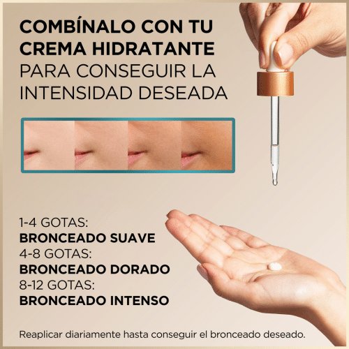 Gotas faciales autobronceadoras Delial