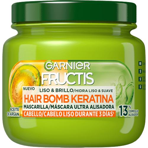 Fascinar Ortodoxo tuyo Mascarilla Liso & Brillo Hair Bomb con aceite de argán | Garnier