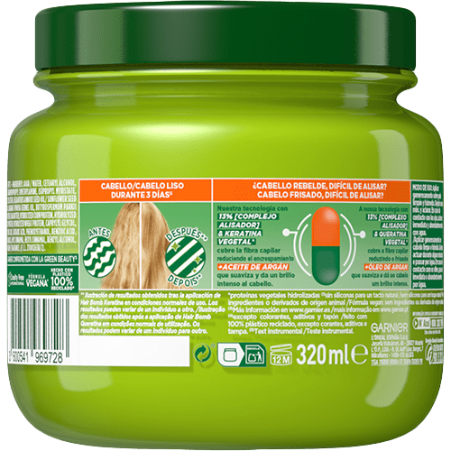 Mascarilla Fructis Hair Bomb Keratina