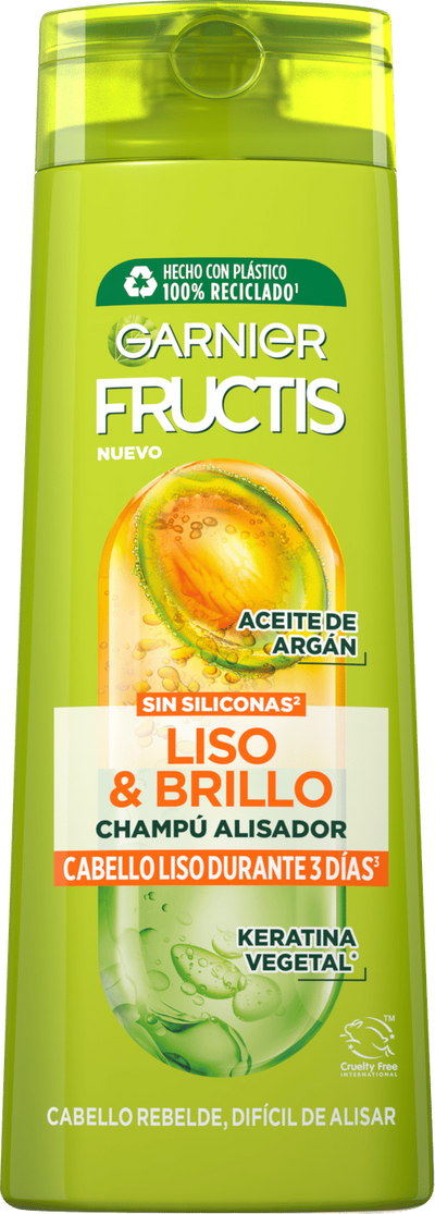Champú Fructis Liso y Brillo