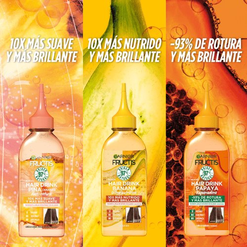 Fructis Hair Drink Banana Tratamiento Ultra Nutritiva para el pelo