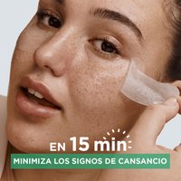 Garnier Tissue Mask Hyaluronic Cryo Jelly Antifatiga para contorno de ojos.