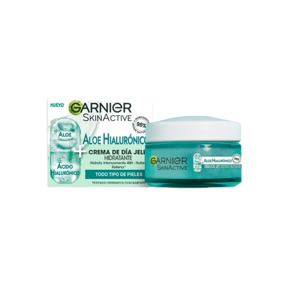 Garnier Crema de Día Aloe Hialurónico con Aloe Vera