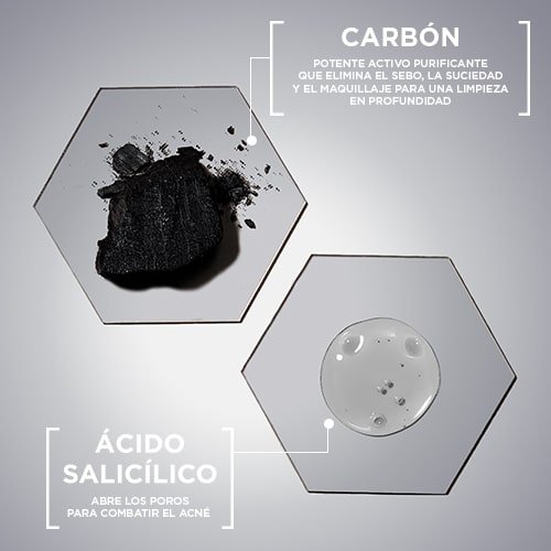 Pure Active Gel Limpiador Profundo con Carbón Piel para piel con tendencia acnéica
