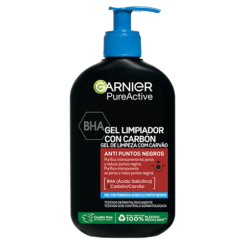 Pure Active Gel Limpiador Profundo con Carbón Piel para piel con tendencia acnéica