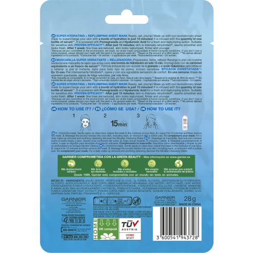 Tissue Mask Skin active