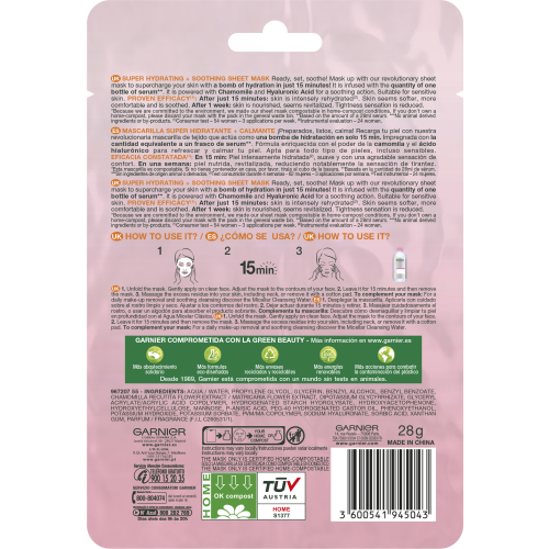 Tissue Mask Skin active