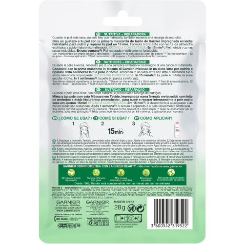 Tissue Mask Skin active