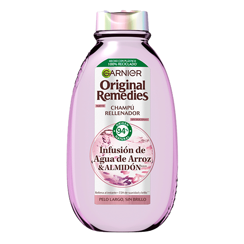 Champú agua de arroz