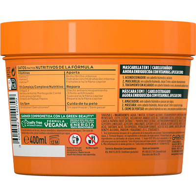 Hair Food Papaya Mascarilla