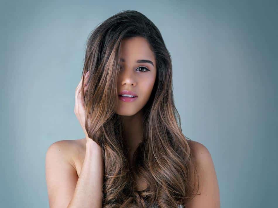 mechas balayage pelo liso