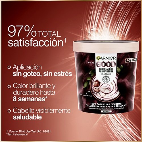 GARNIER GOOD Origen Natural Tono 4.52 Castaño Ciruela
