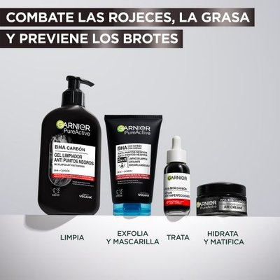 Pure Active Gel Limpiador Profundo con Carbón Piel para piel con tendencia acnéica