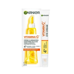 Garnier Crema Iluminadora Contorno de Ojos con Vitamina C + Niacinamida + Cafeína + Polvo de Banana