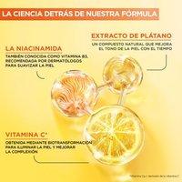 Garnier Crema Iluminadora Contorno de Ojos con Vitamina C + Niacinamida + Cafeína + Polvo de Banana