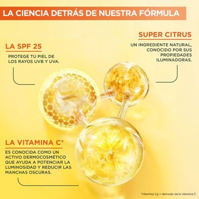 Garnier Crema Sérum con Vitamina C y SPF 25