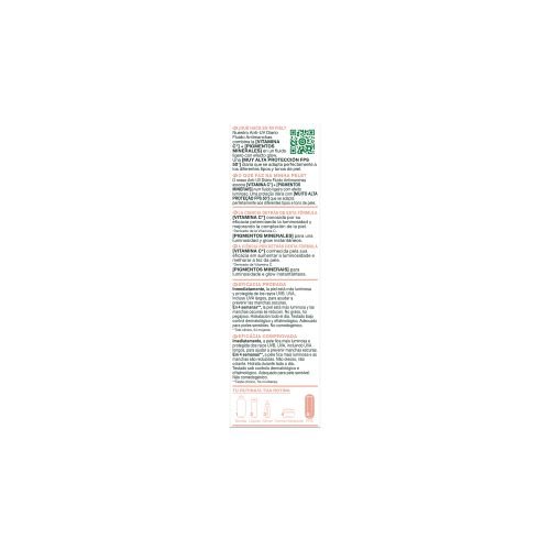 Fluido Anti-UV Diario Antimanchas Efecto Glow con Vitamina C y SPF50