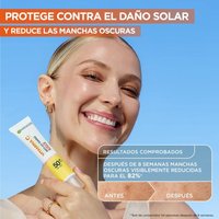 Fluido Anti-UV Diario Antimanchas Efecto Glow con Vitamina C y SPF50