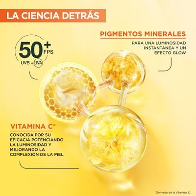 Fluido Anti-UV Diario Antimanchas Efecto Glow con Vitamina C y SPF50