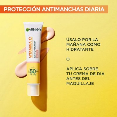 Fluido Anti-UV Diario Antimanchas Efecto Glow con Vitamina C y SPF50