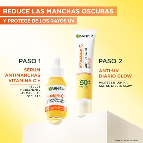 Fluido Anti-UV Diario Antimanchas Efecto Glow con Vitamina C y SPF50