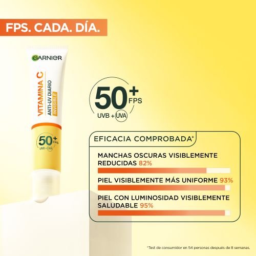 Fluido Anti-UV Diario Antimanchas Invisible con Vitamina C y SPF50