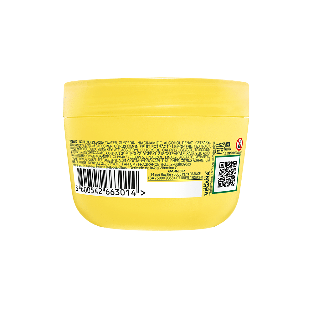 Garnier Vitamina C* Fresh&Bright Sorbete Hidratante Antimanchas