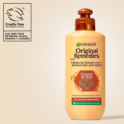 Crema de Peinar 2 en 1 Tesoros de Miel