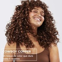 Modelo con el texto Cowboy Copper