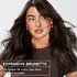 Modelo con el texto Expensive Brunette