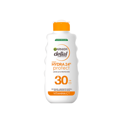 Garnier Delial Hydra 24H Leche Alta Protección FPS 30