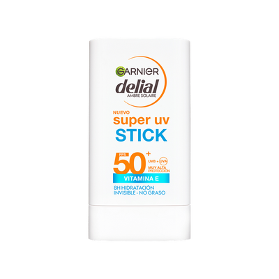 Garnier Delial Super UV Stick Invisible Solar con Vitamina E FPS50+