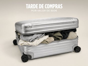Fructis Liso Diamante con una bolsa de compra
