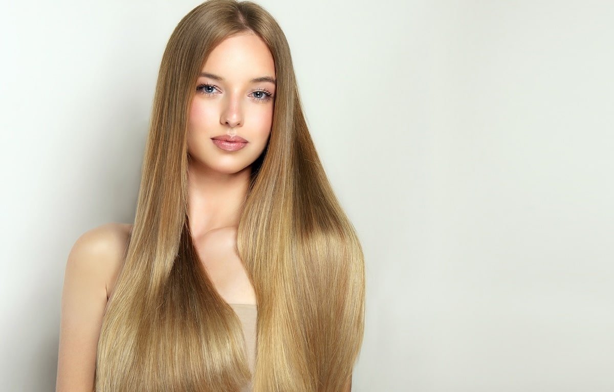 pelo liso con secador