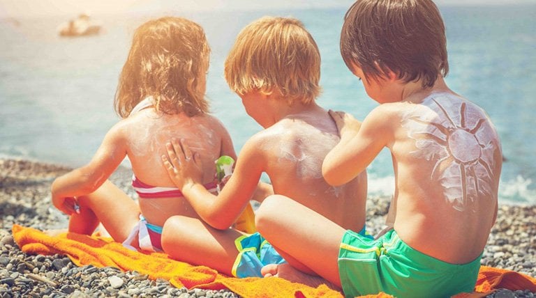 Niños en la playa