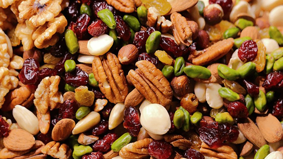 nueces pistachos arándanos almendras goji