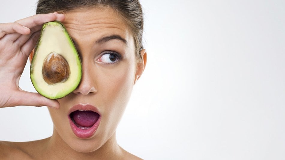 Aguacate en el ojo
