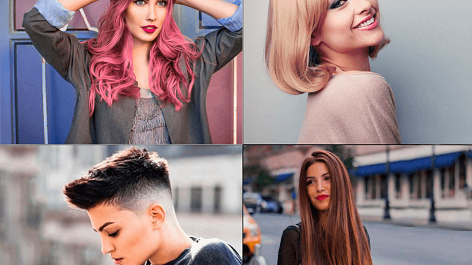 Mujeres presumiendo de pelo