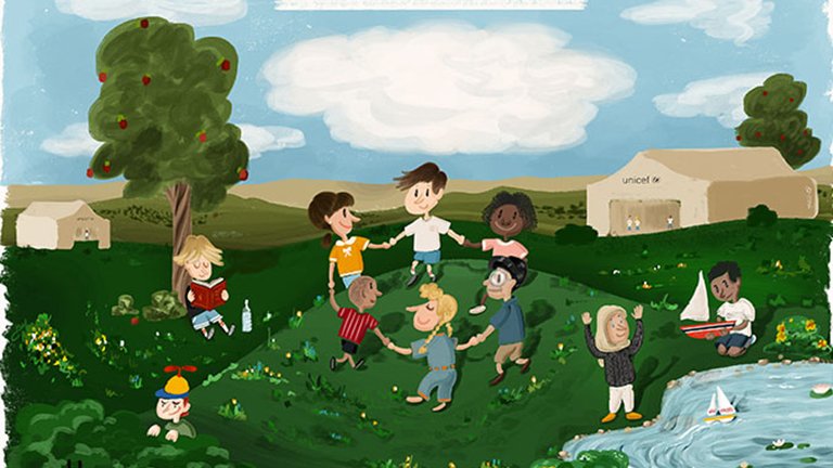 Niños jugando