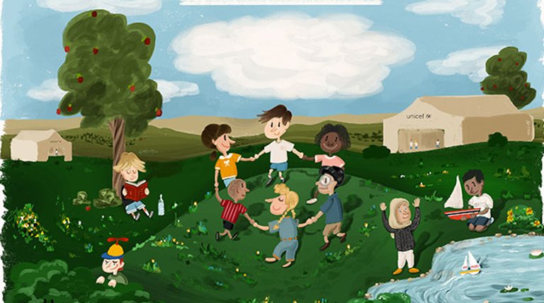 Niños jugando