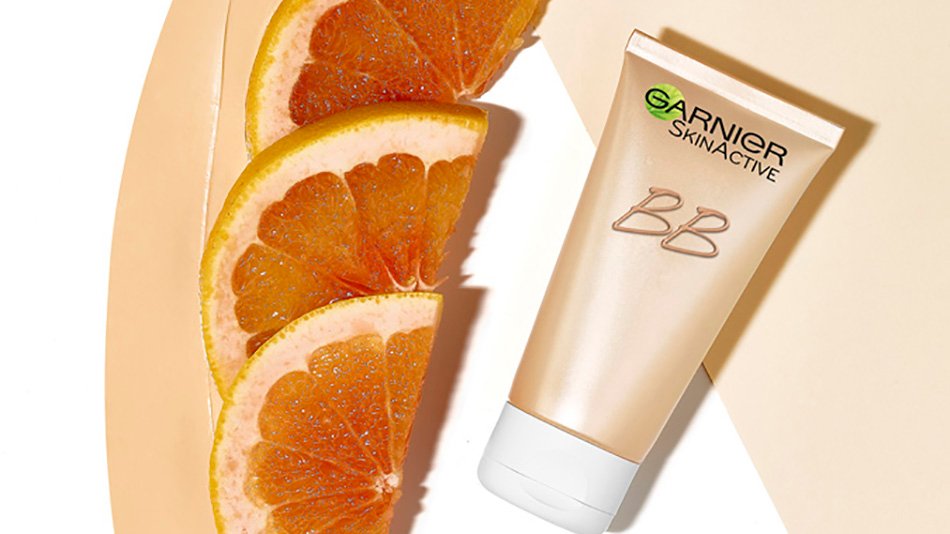 bb-cream de Garnier con naranjas