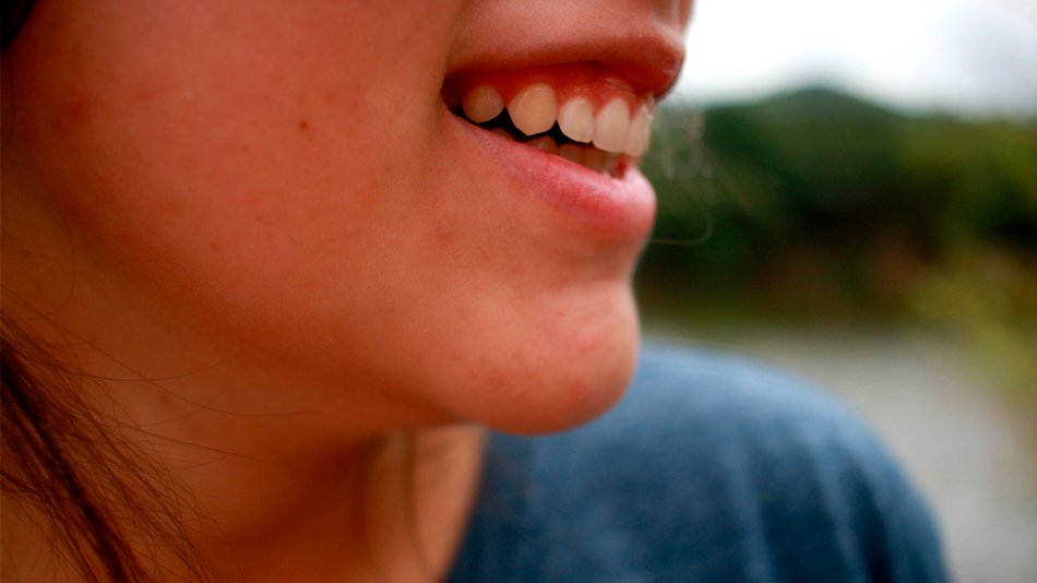 sonrisa de una chica