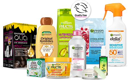 Bodegon cruelty free Garnier